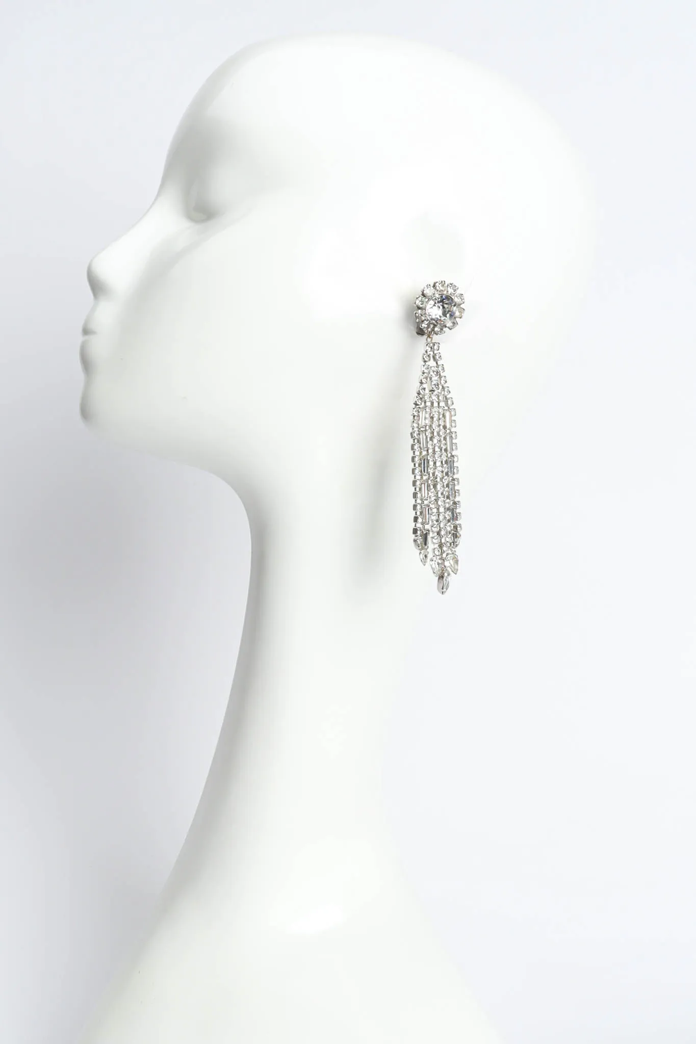 Rhinestone Chandelier Earrings