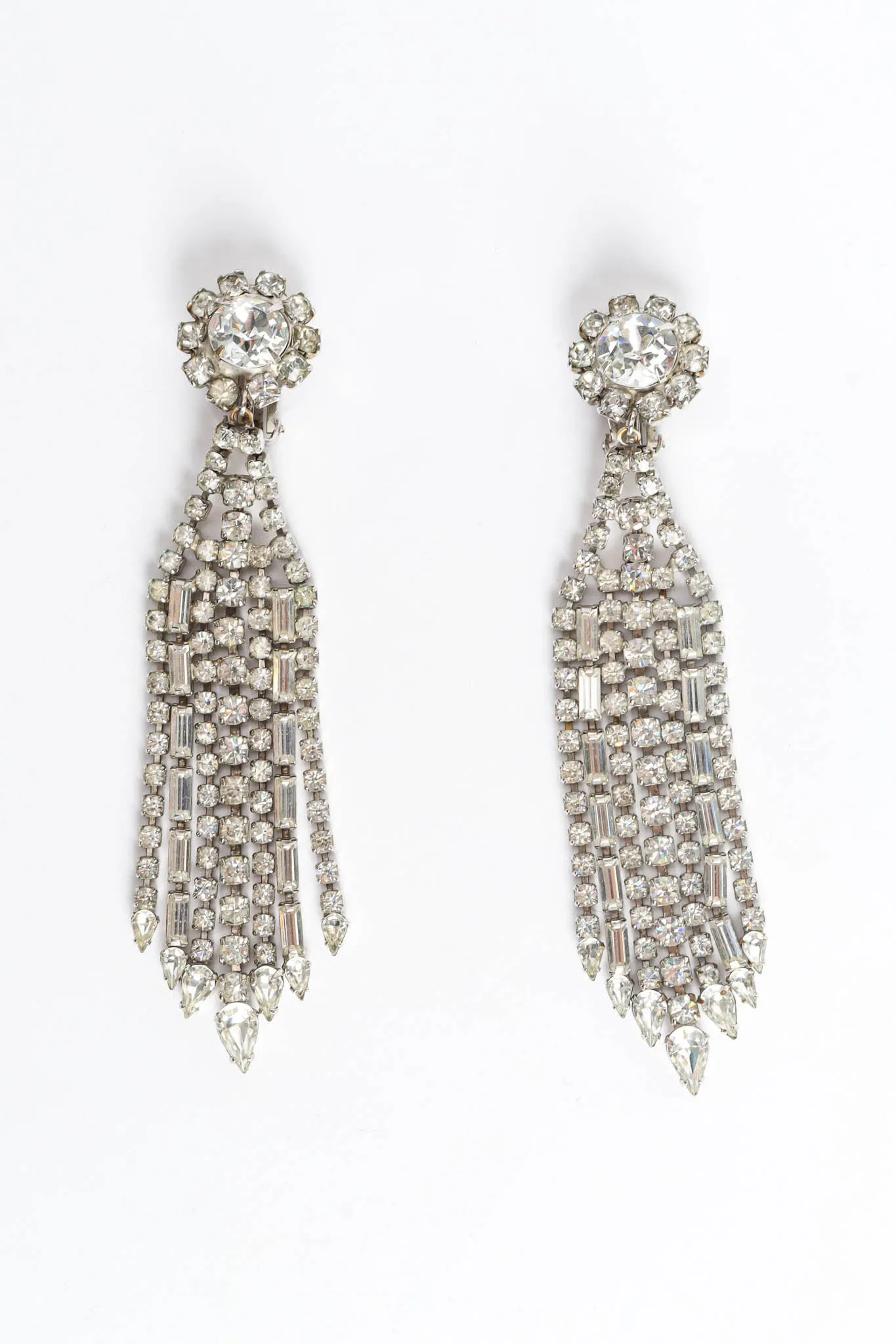 Rhinestone Chandelier Earrings