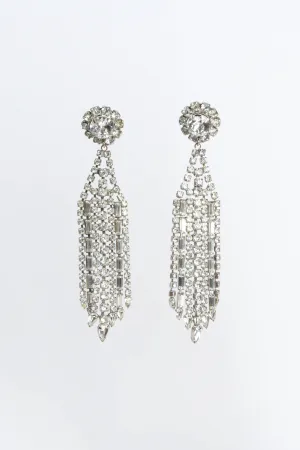 Rhinestone Chandelier Earrings