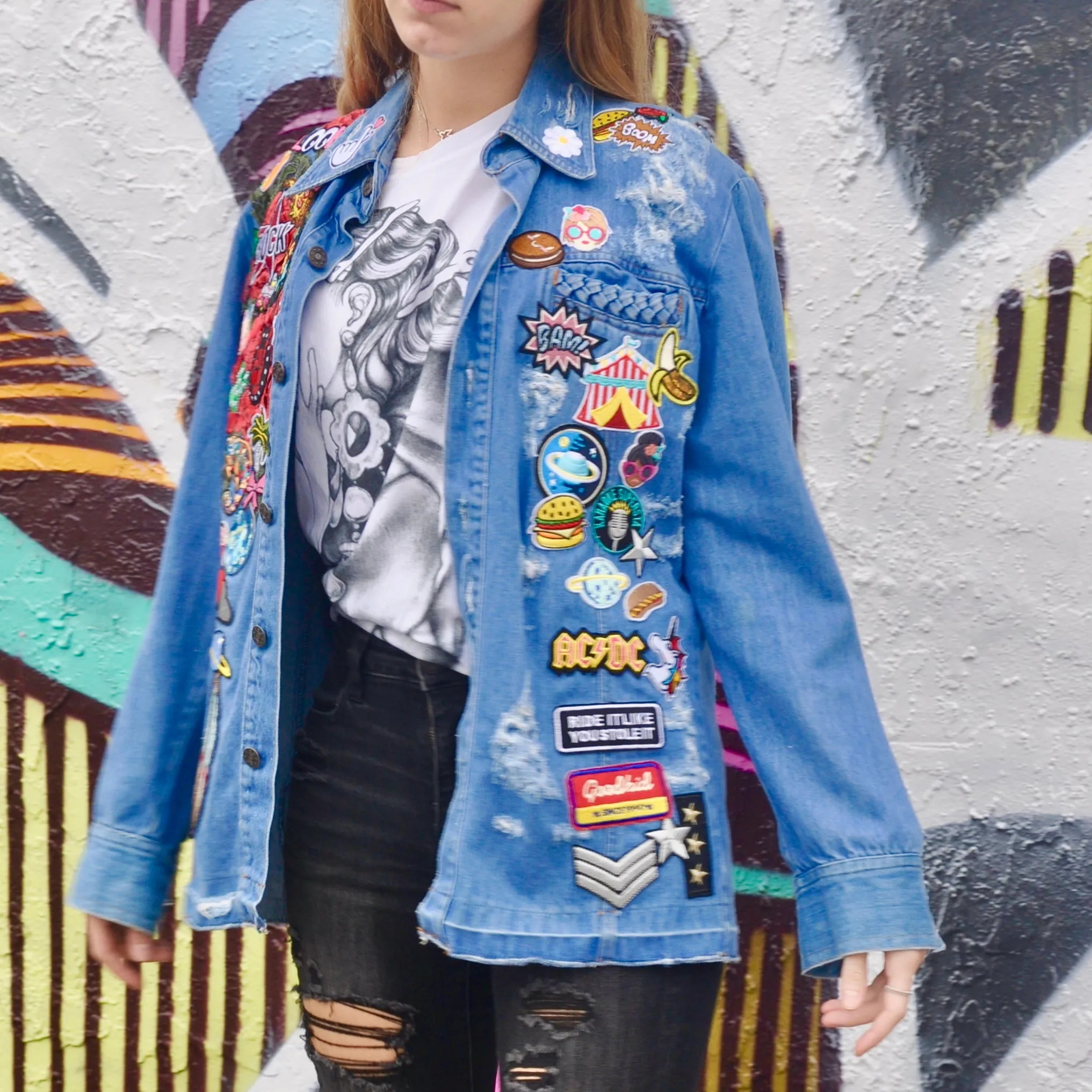 Rock Rolling Stones NOSTALGIA Denim shirt/Jacket