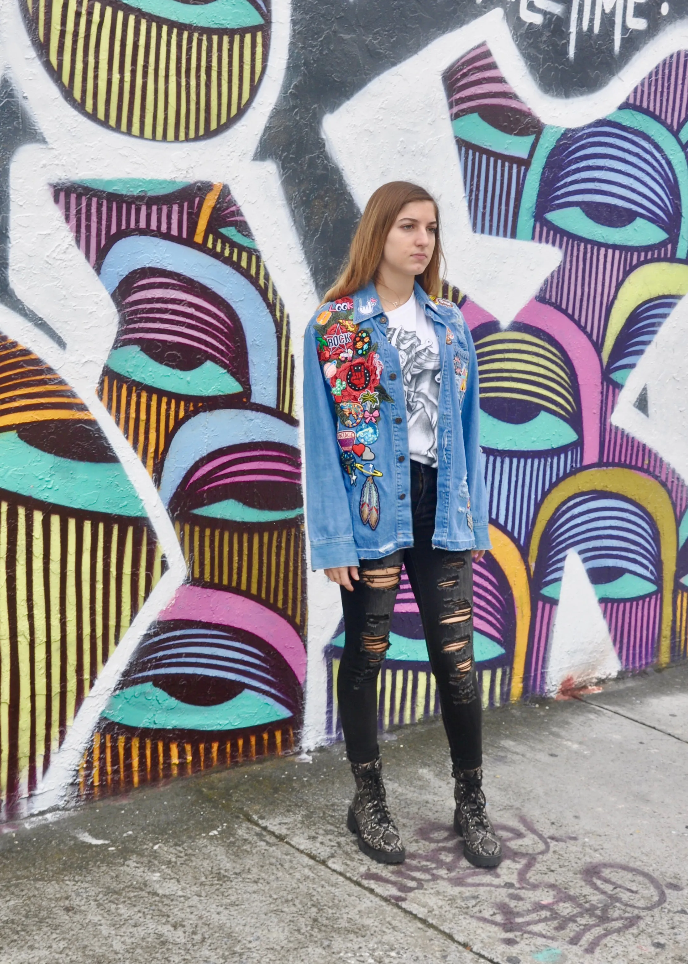 Rock Rolling Stones NOSTALGIA Denim shirt/Jacket