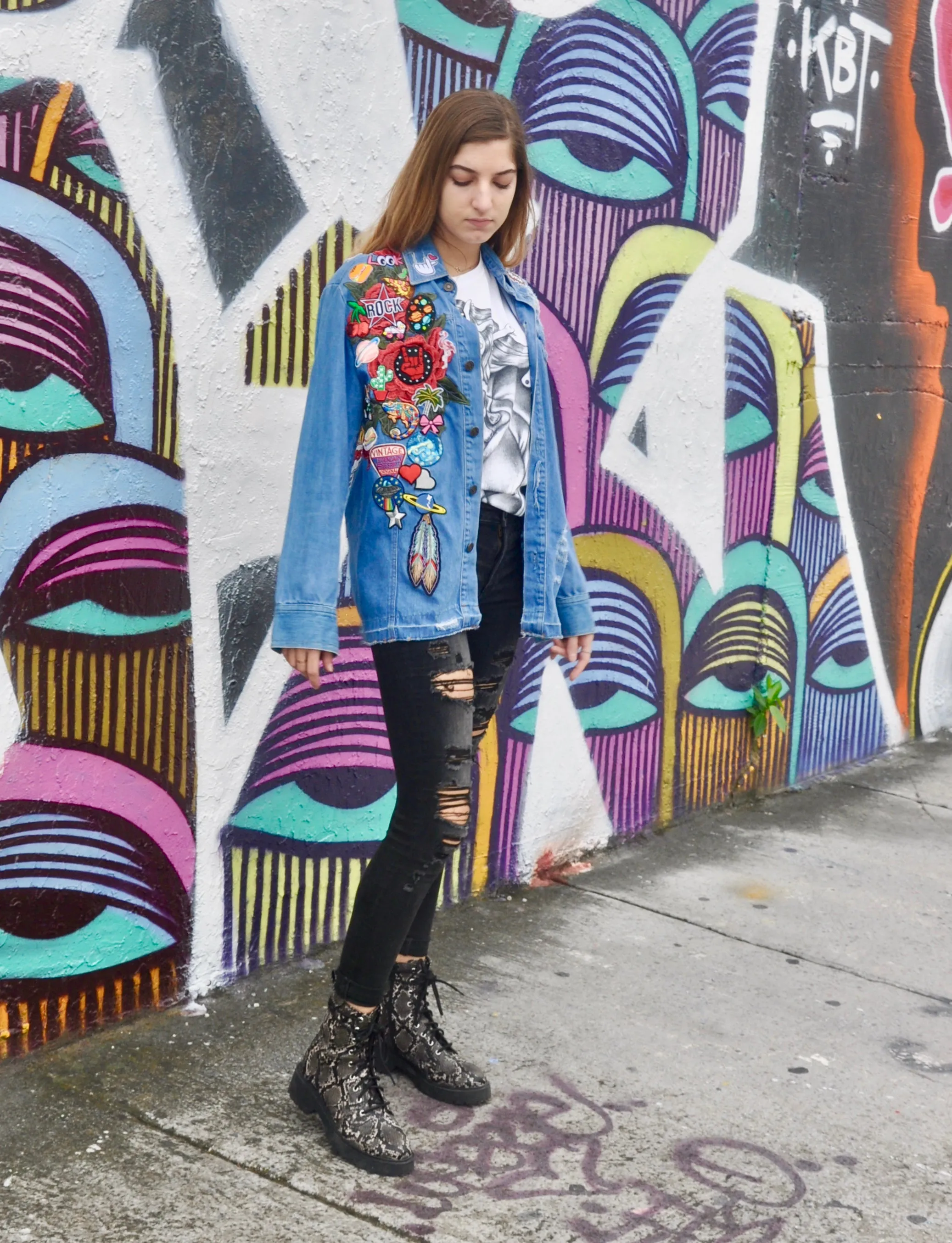 Rock Rolling Stones NOSTALGIA Denim shirt/Jacket