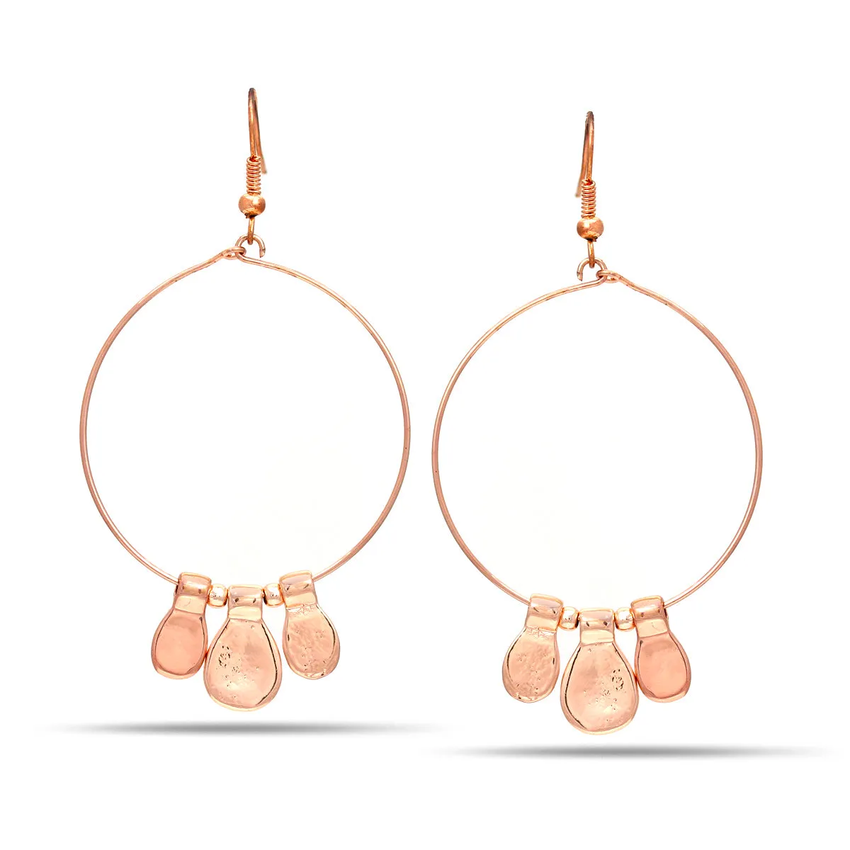 ROSE GOLD DROP EARRING #SWKK-3374RG (HC13)