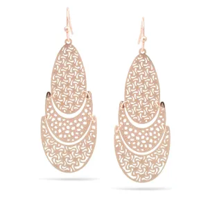 ROSE GOLD TEARDROP EARRINGS #SWKK-11204RG (MH6)