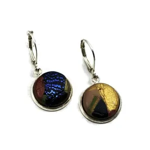 Round Dangle Earring - Terracotta