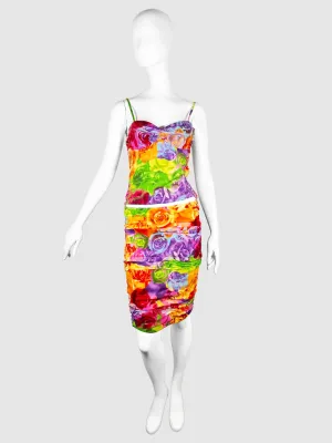 Ruched Floral 2 Piece Set - Size 42