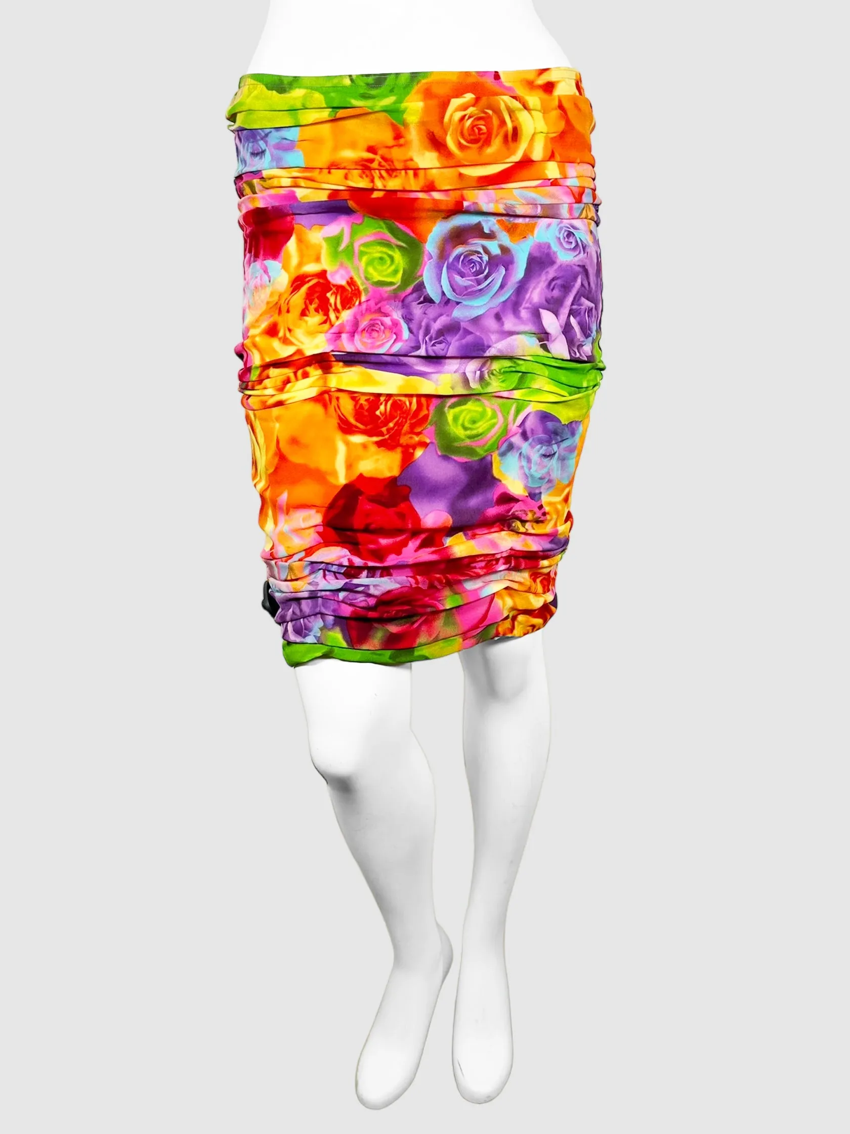 Ruched Floral 2 Piece Set - Size 42