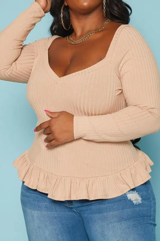 Ruffle Flare Shirt