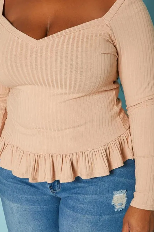 Ruffle Flare Shirt