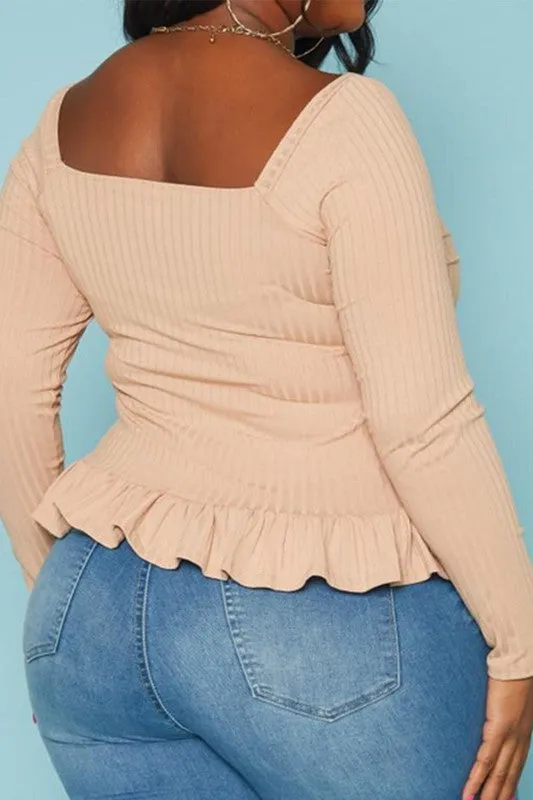 Ruffle Flare Shirt