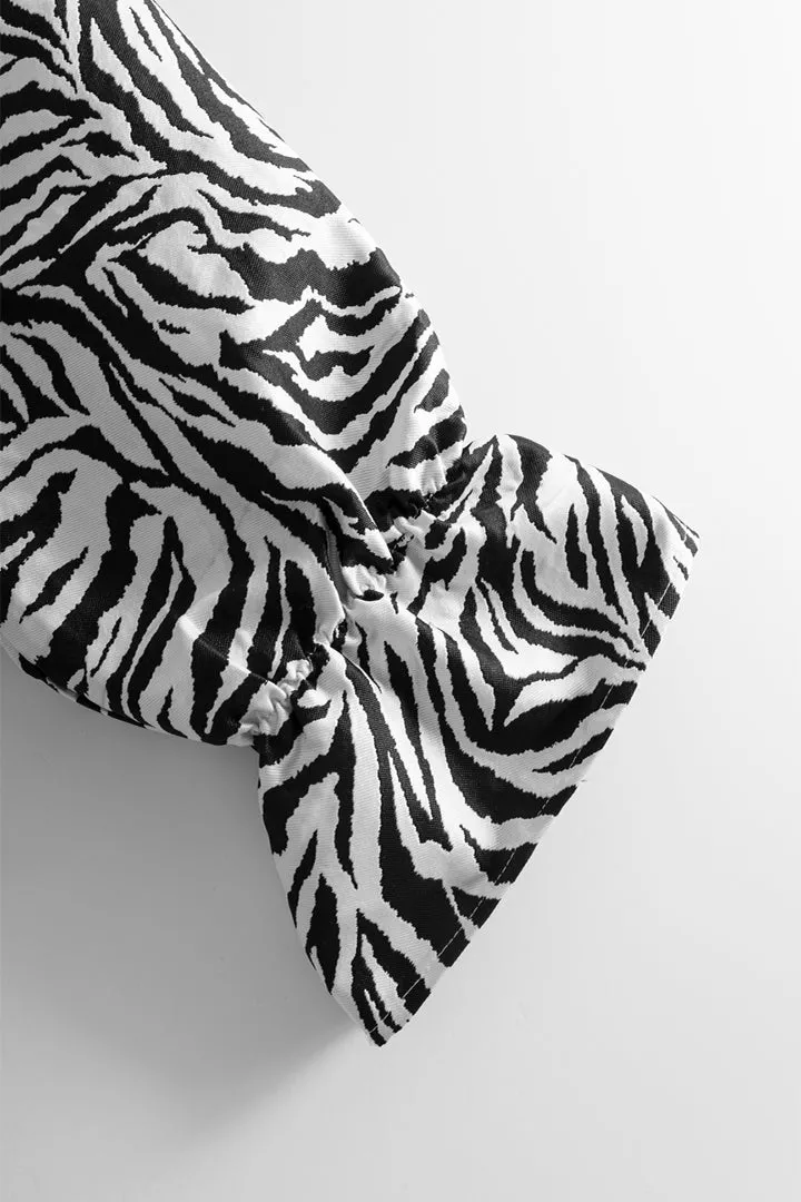 Sanna Blouse - Zebra Striped