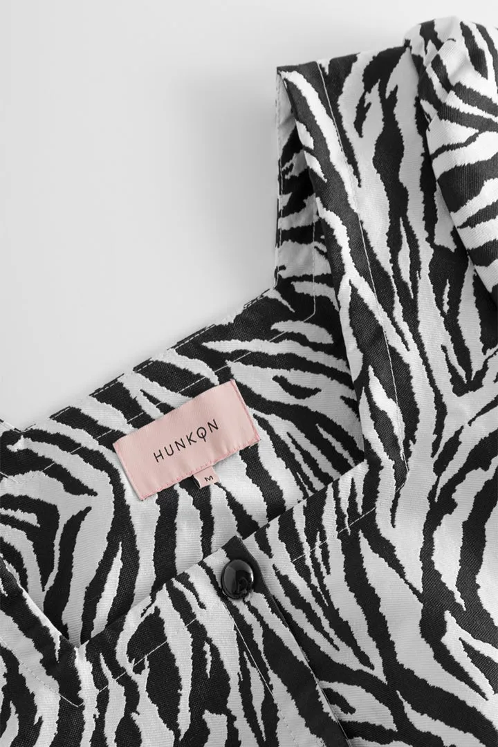 Sanna Blouse - Zebra Striped