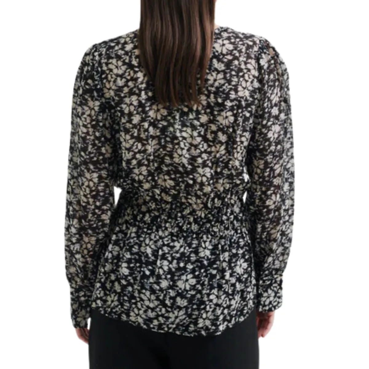 Scratch Blouse Black