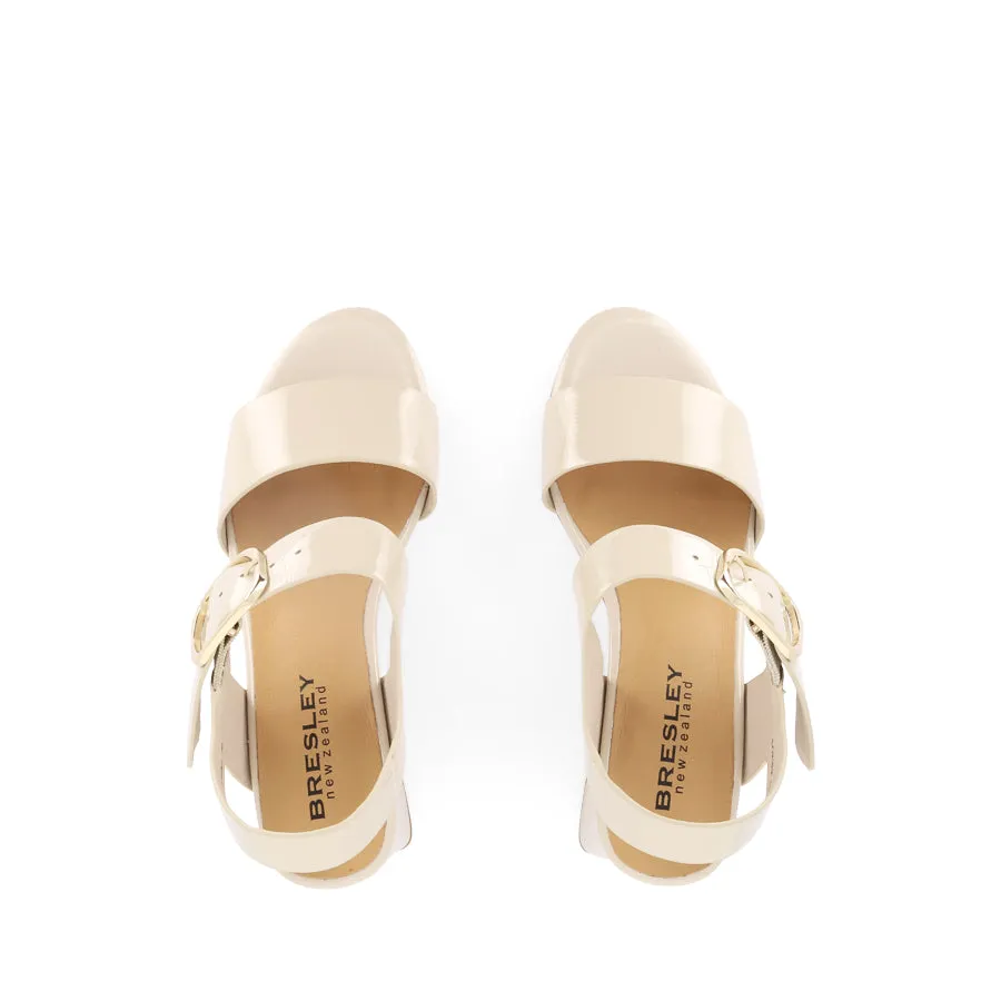 SCRIBE - NUDE PATENT LEATHER