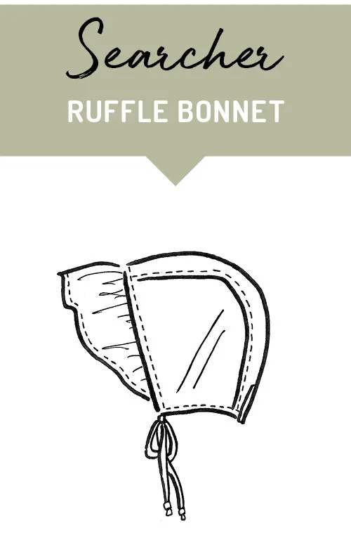 Searcher Ruffle Sun Bonnet | Ruby / Rosa