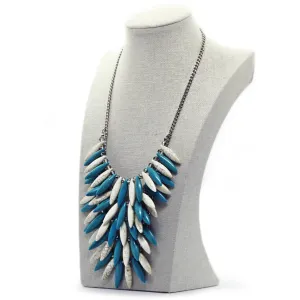 Seduction: Cascading Stone-Bead Necklace Set