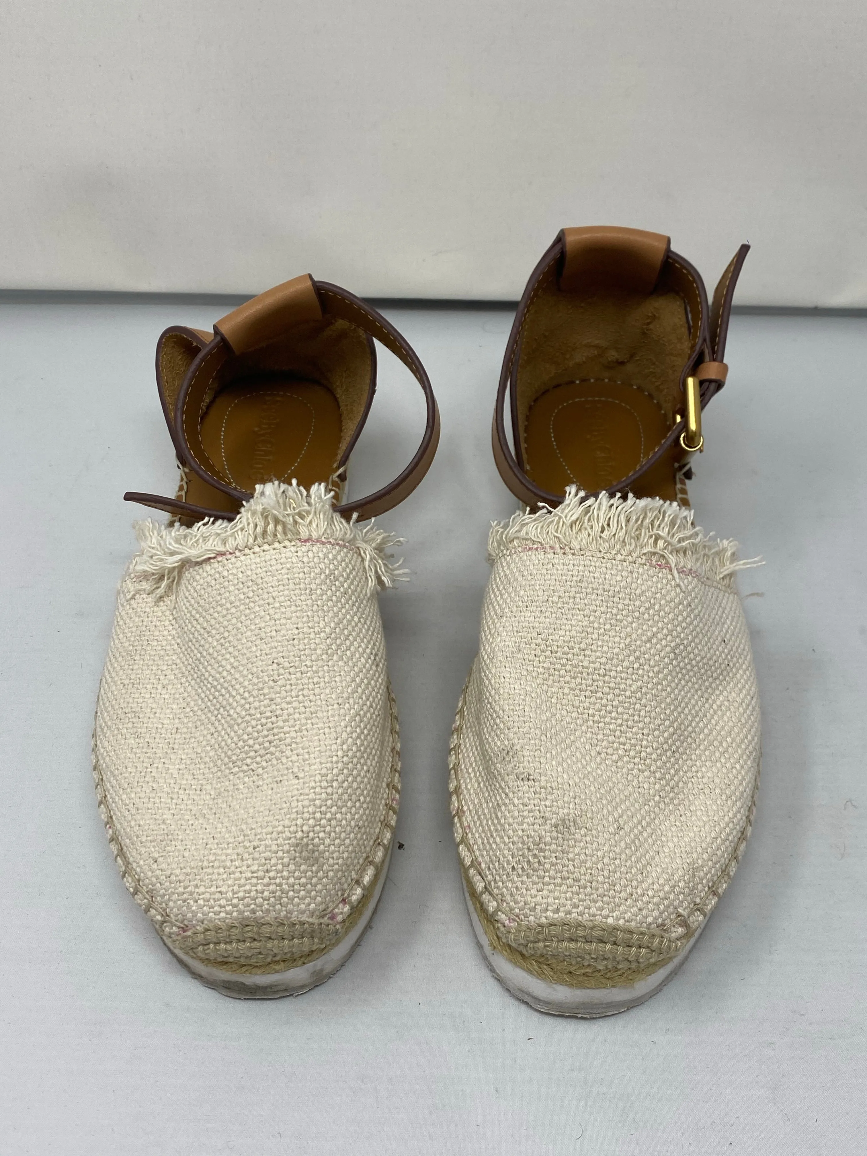 See by Chloe Ankle Strap Platform Espadrille