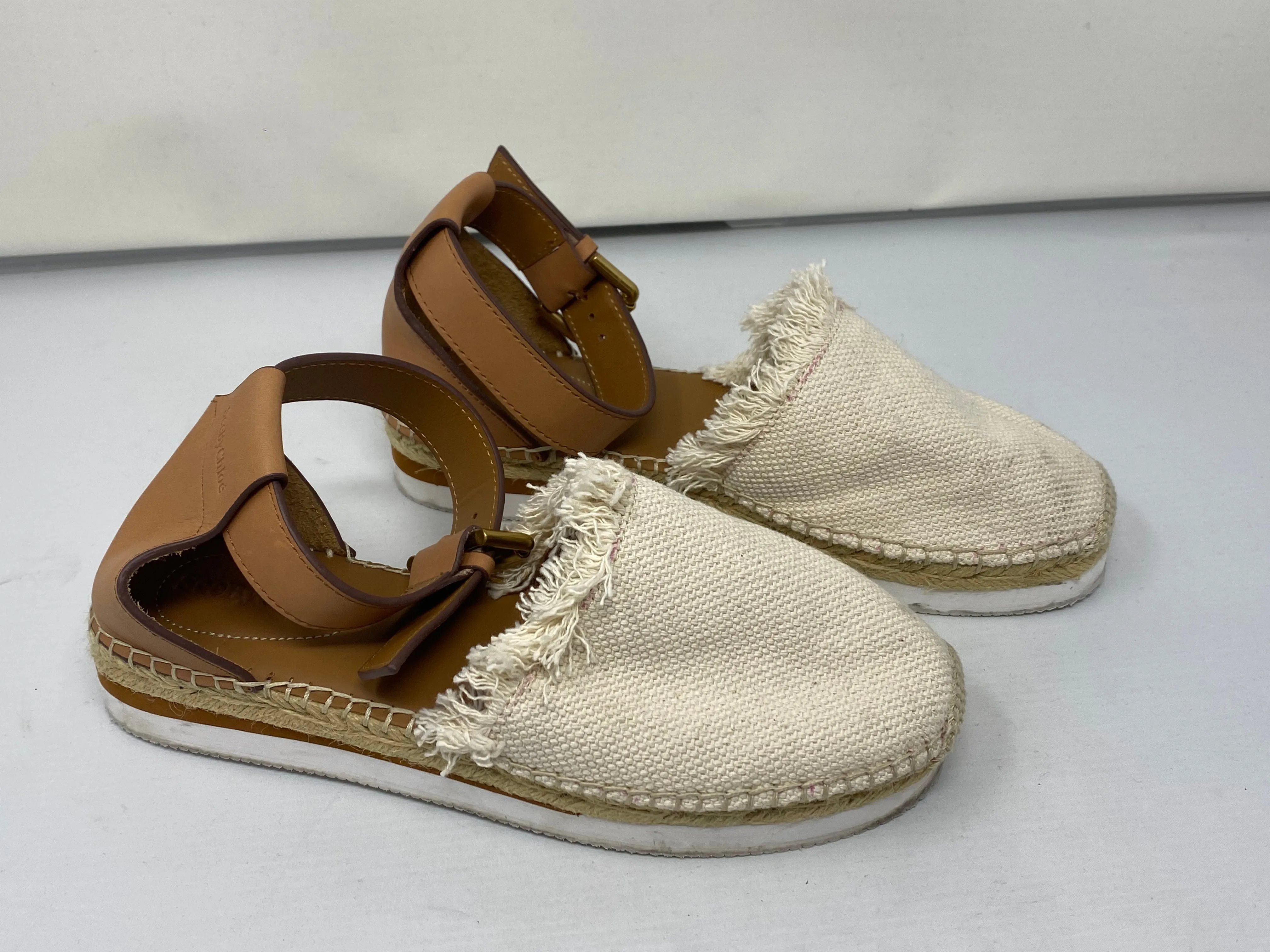 See by Chloe Ankle Strap Platform Espadrille