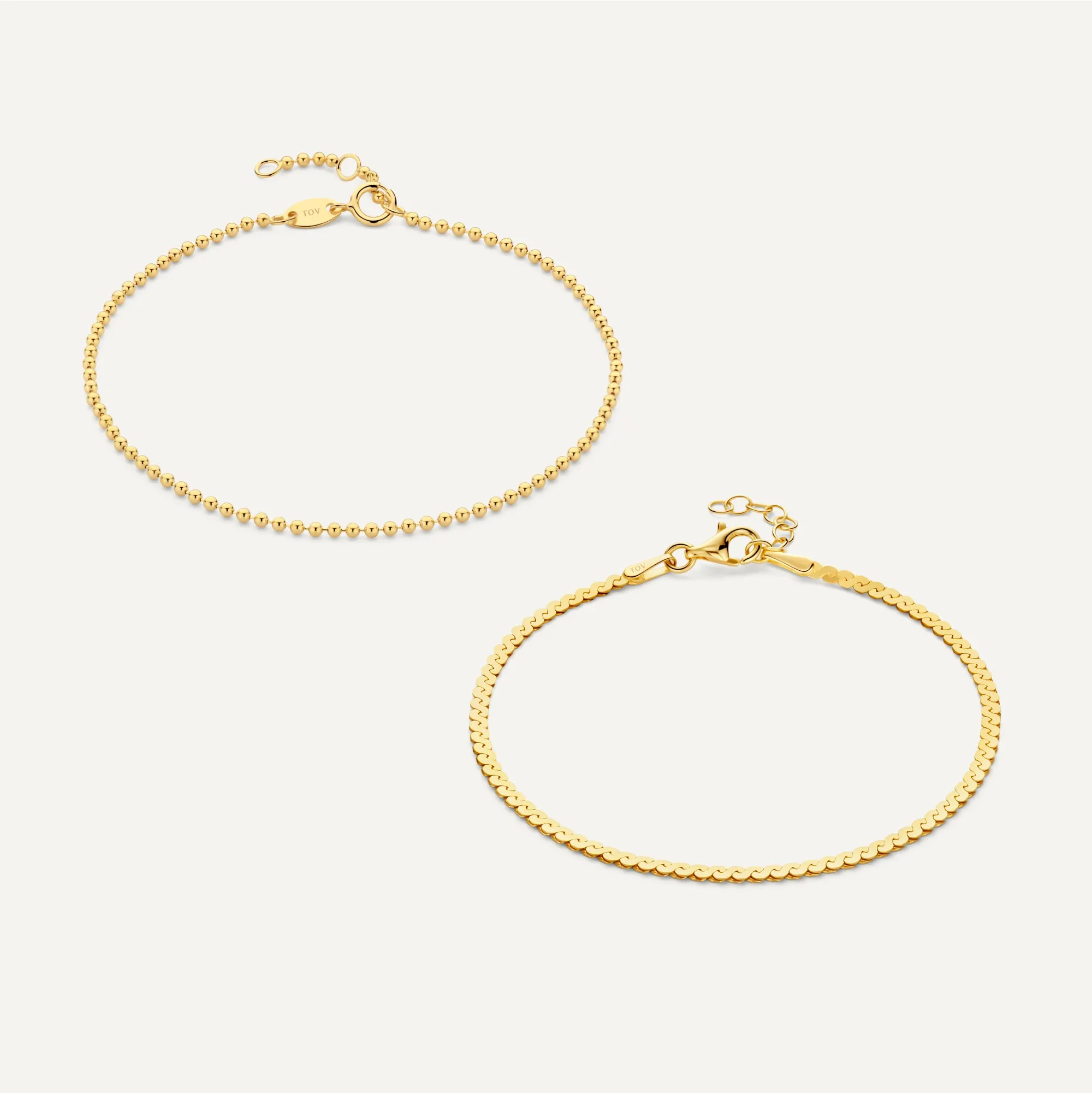Serpentine Beaded Bracelets Set