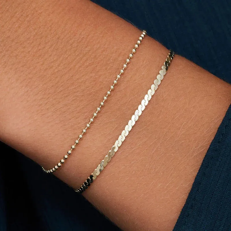 Serpentine Beaded Bracelets Set