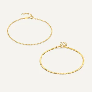 Serpentine Beaded Bracelets Set