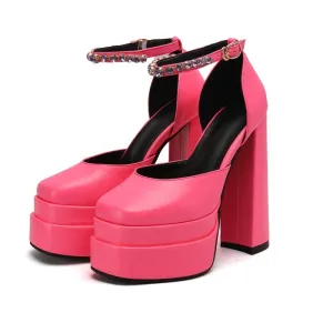 Sexy Thick High Heel Platform Women Shoes