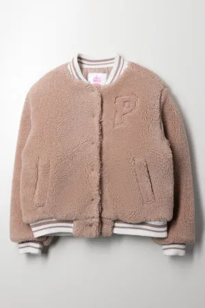 Sherpa Bomber Jacket Natural