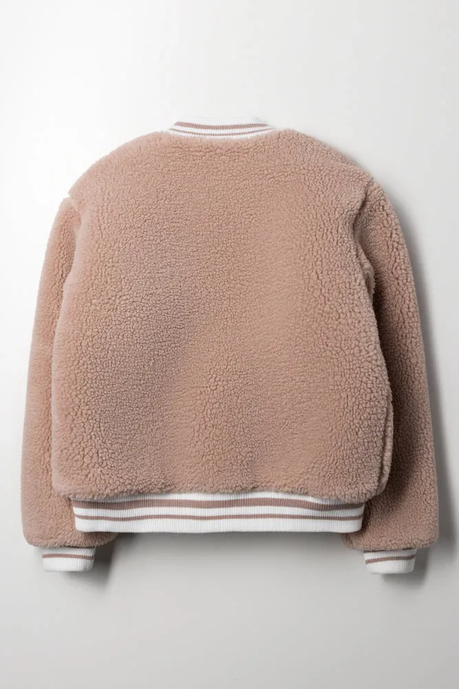 Sherpa Bomber Jacket Natural