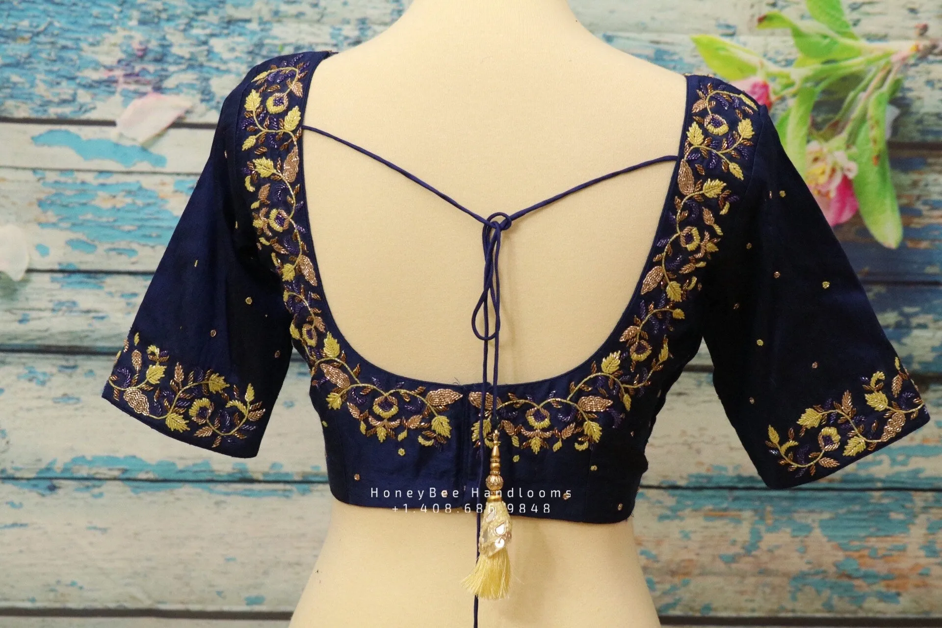 Silk saree Blouse |Zardhosi Work Blouse | saree stitched Blouse | Bollywood Blouse| Maggam Work Blouse | ZARI Blouse | HoneyBee Handlooms