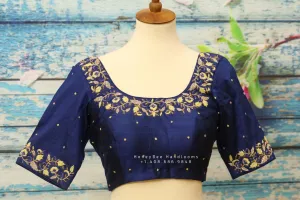 Silk saree Blouse |Zardhosi Work Blouse | saree stitched Blouse | Bollywood Blouse| Maggam Work Blouse | ZARI Blouse | HoneyBee Handlooms