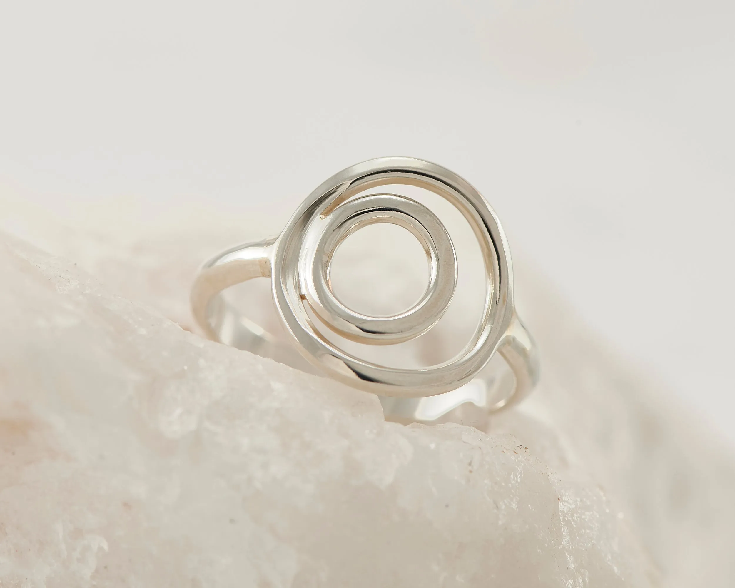 Silver Circles Ring
