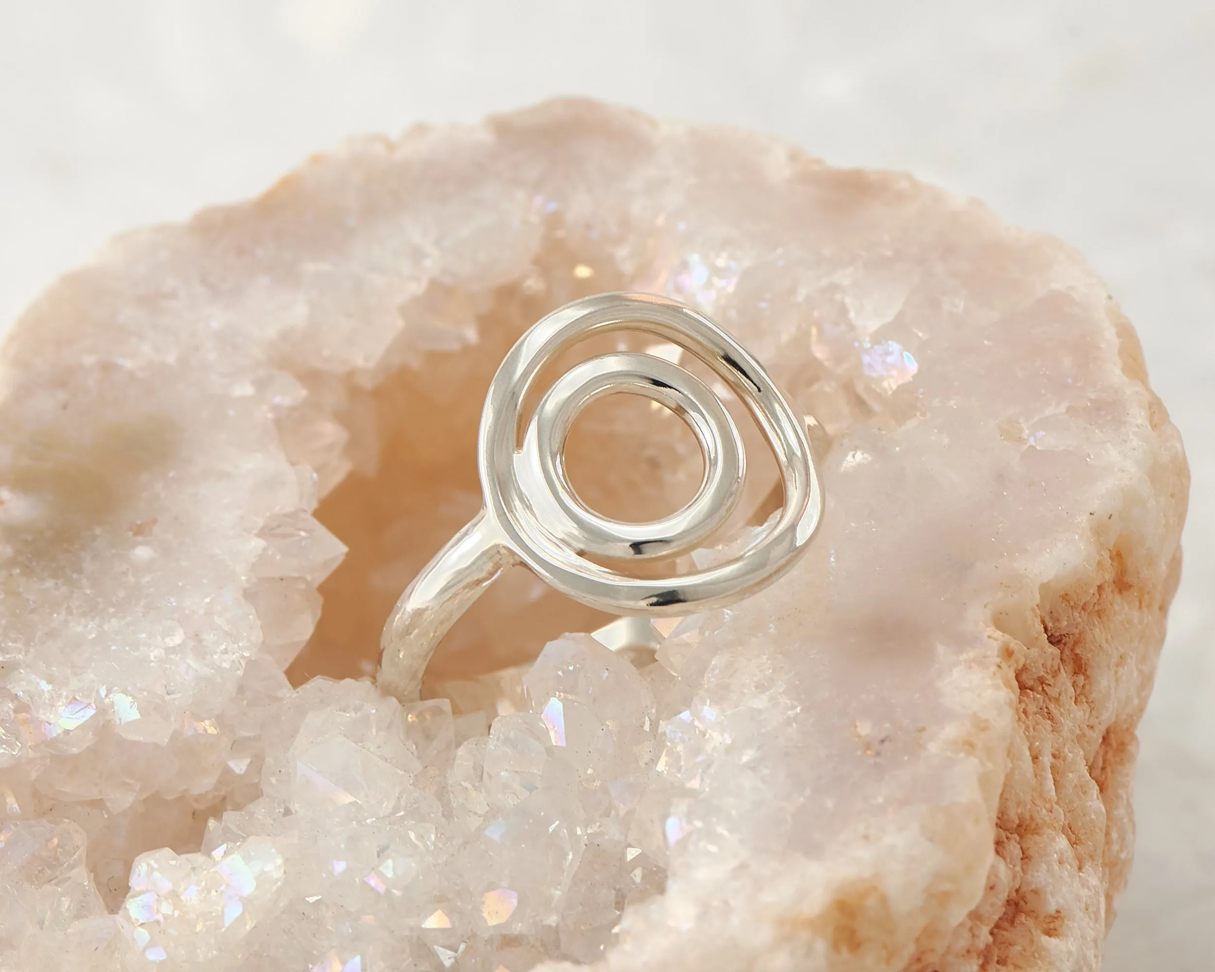 Silver Circles Ring