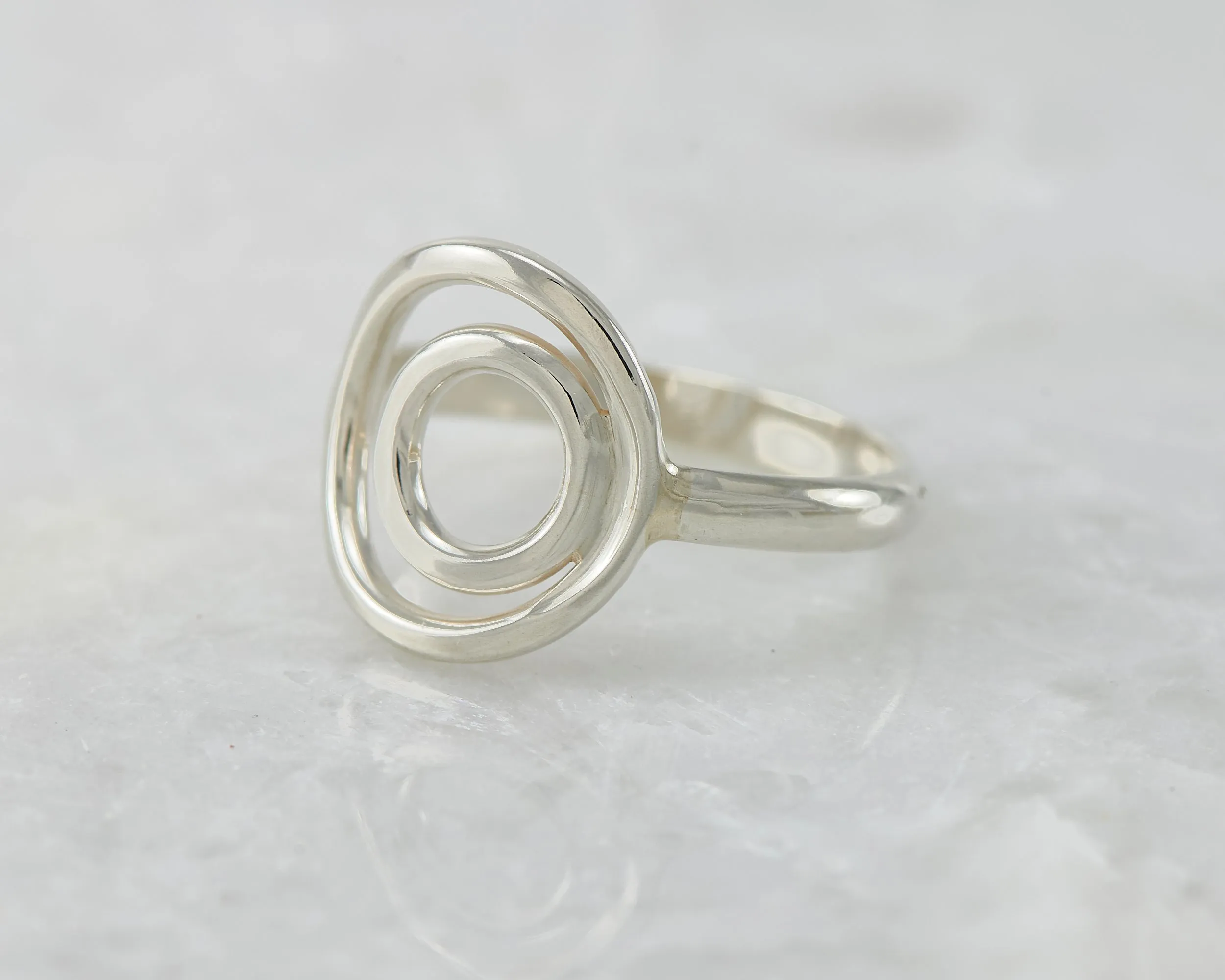 Silver Circles Ring