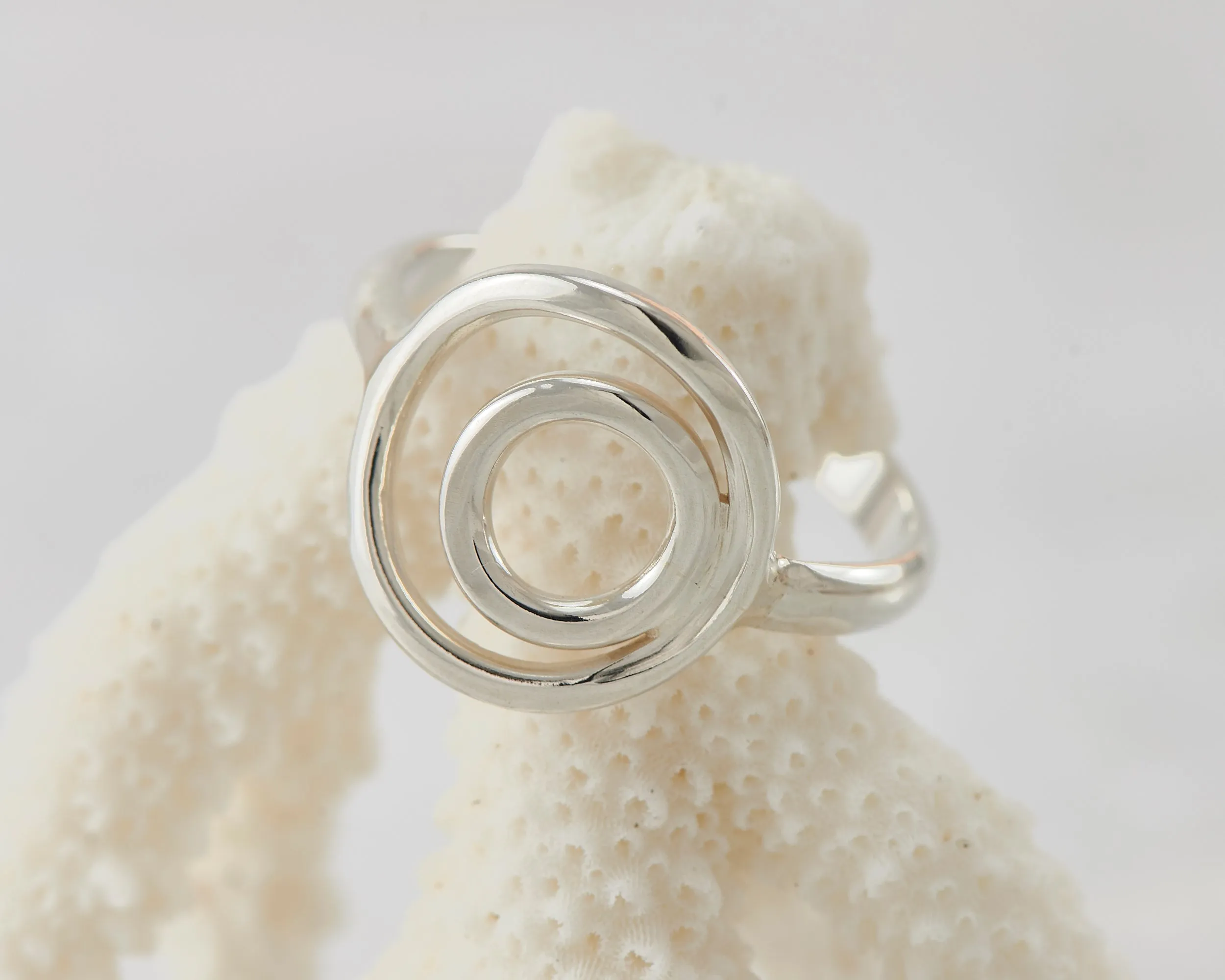 Silver Circles Ring