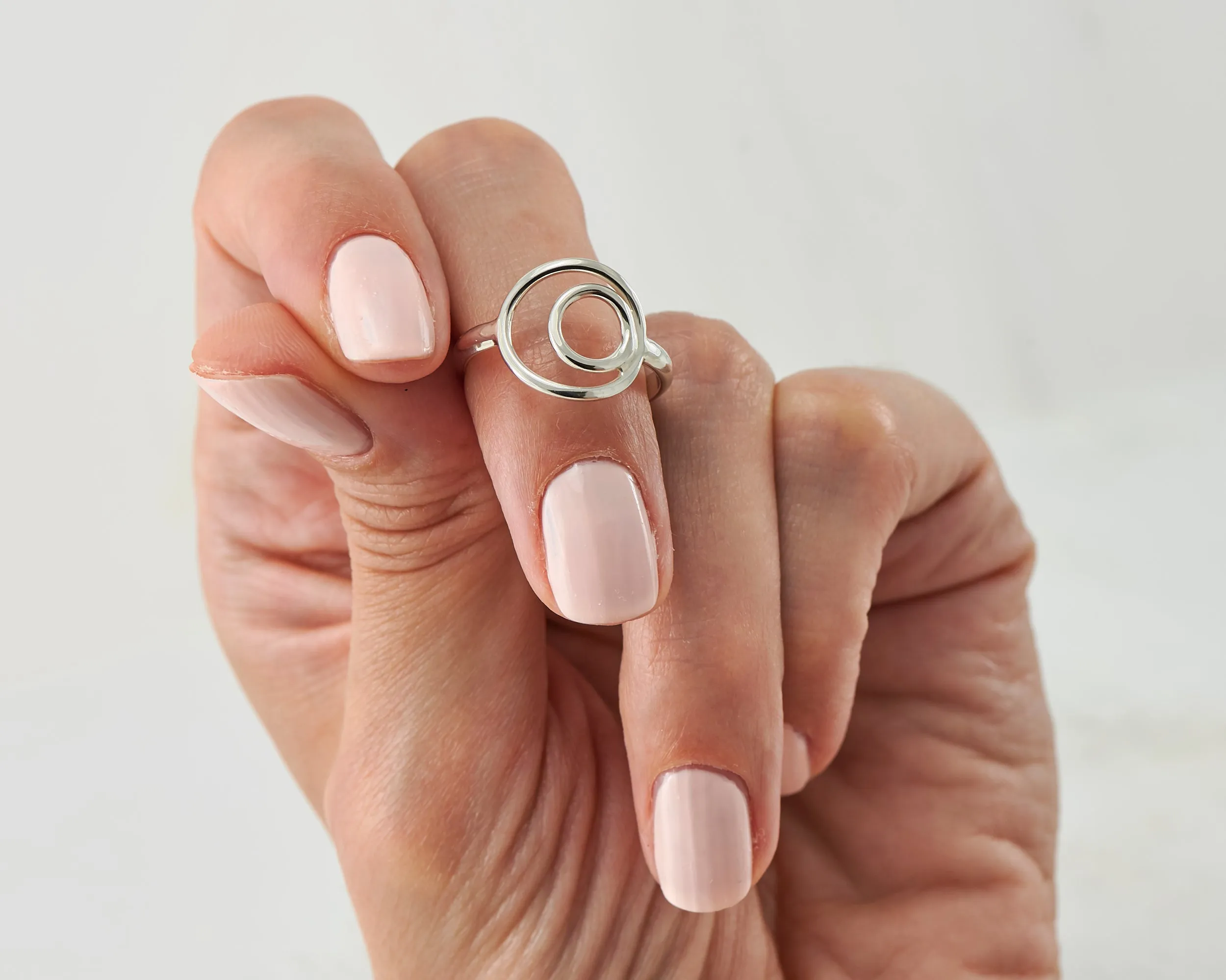 Silver Circles Ring