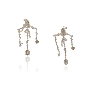 Silver Labradorite Chandeliers