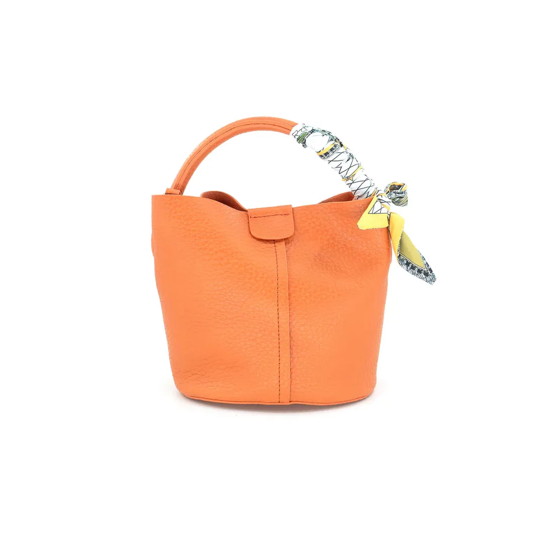 Small Bucket Bag with Scarf