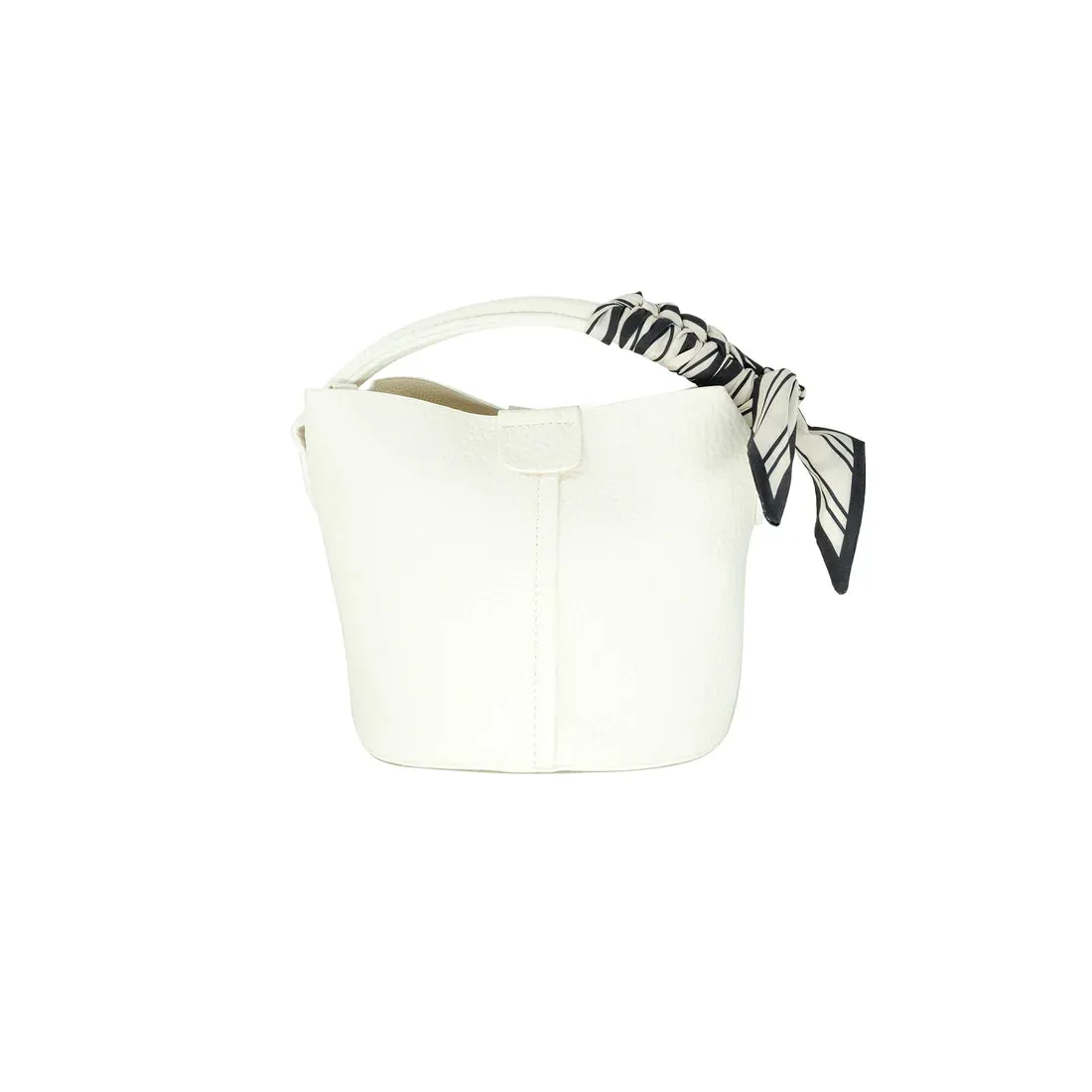 Small Bucket Bag with Scarf