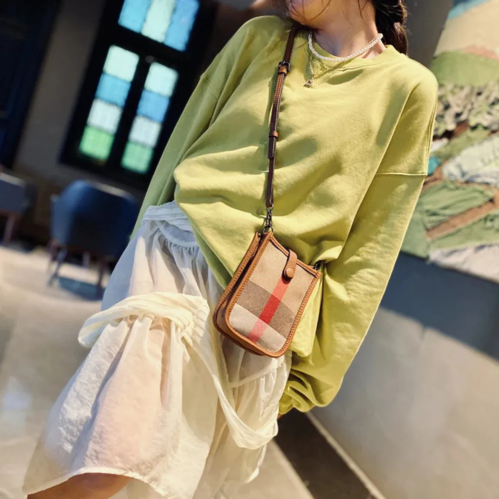 Small Leather Sling Mini Purse Handbags