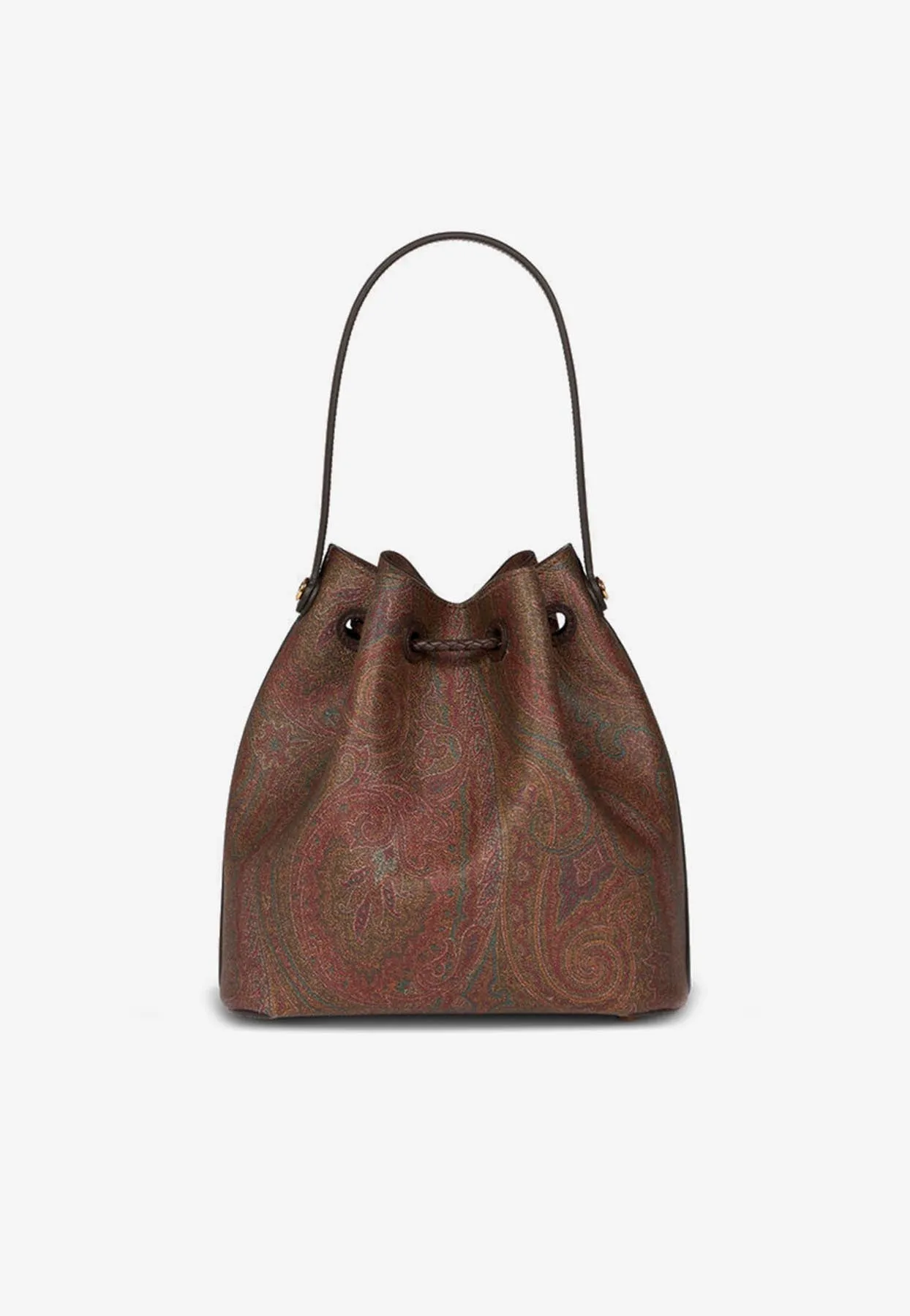 Small Paisley Jacquard Bucket Bag