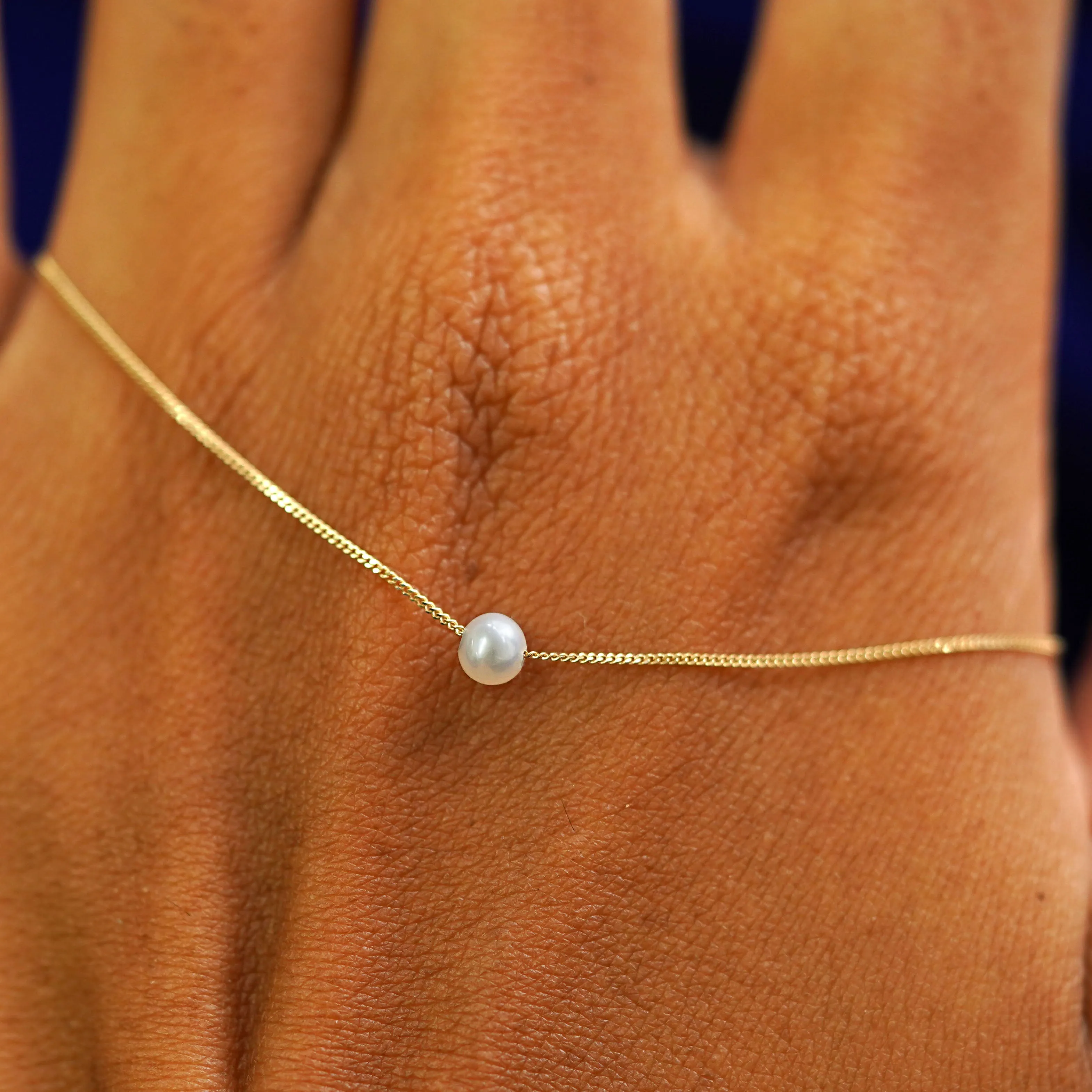 Small Pearl Slide Bracelet
