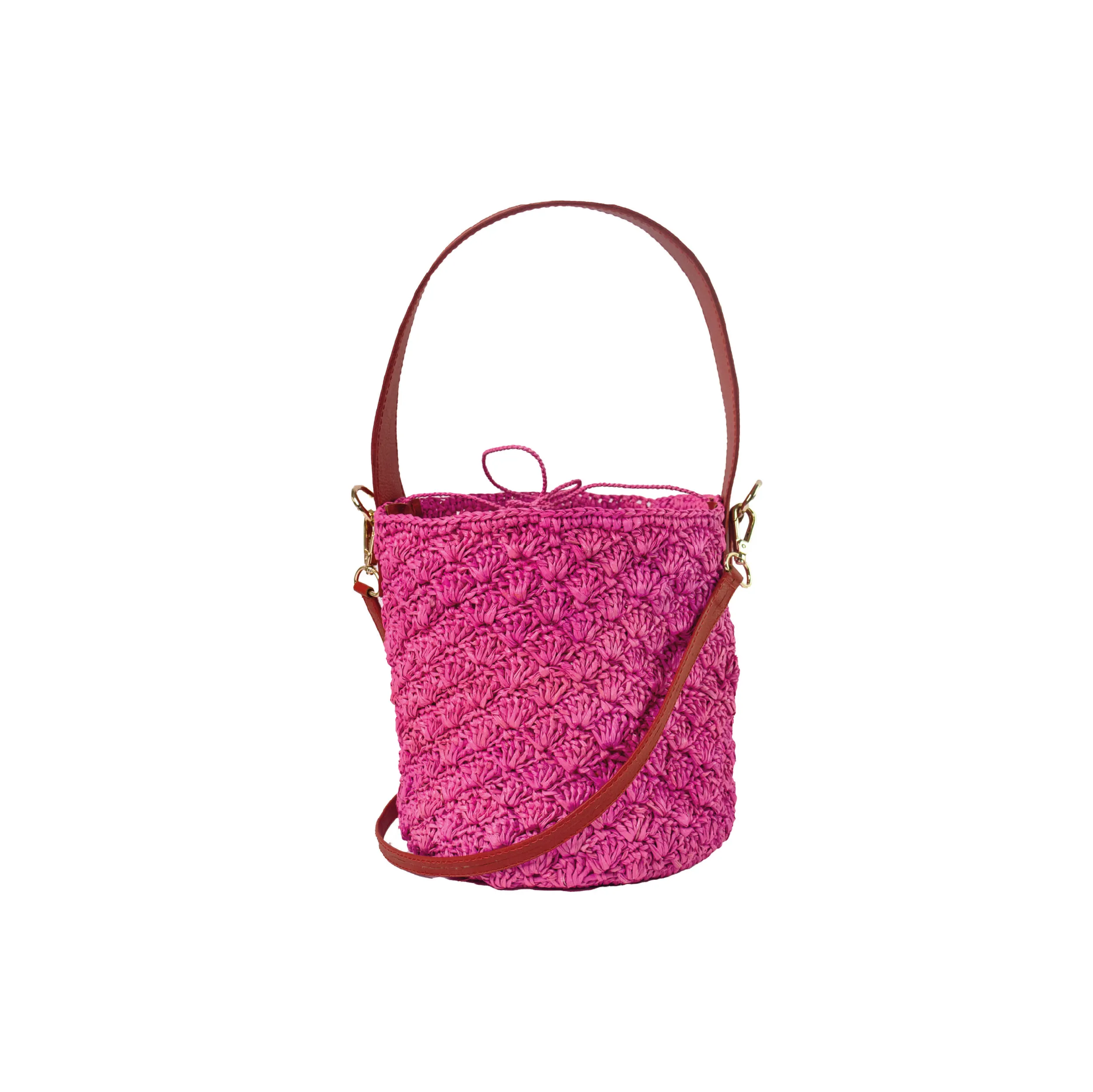 Soft Bucket With Leather Handles