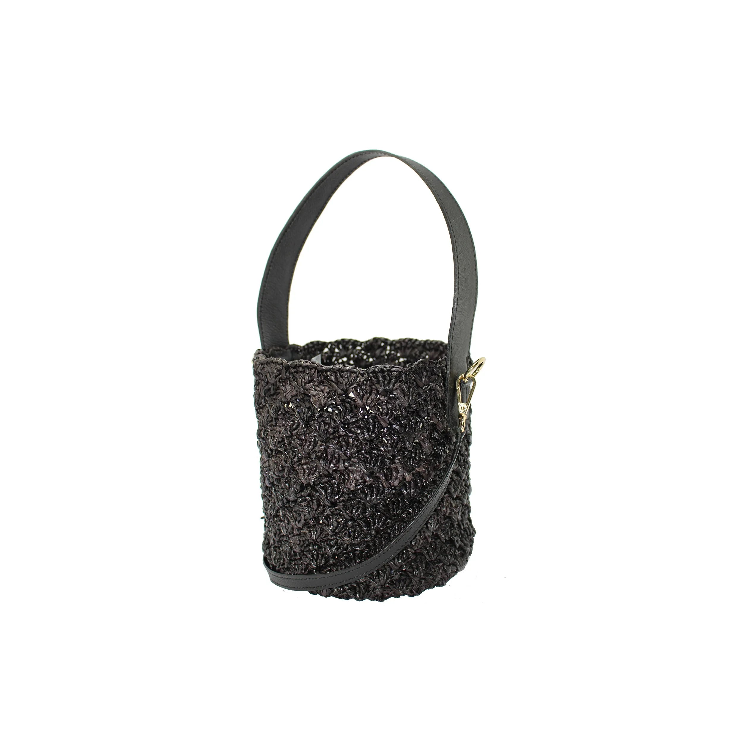Soft Bucket With Leather Handles