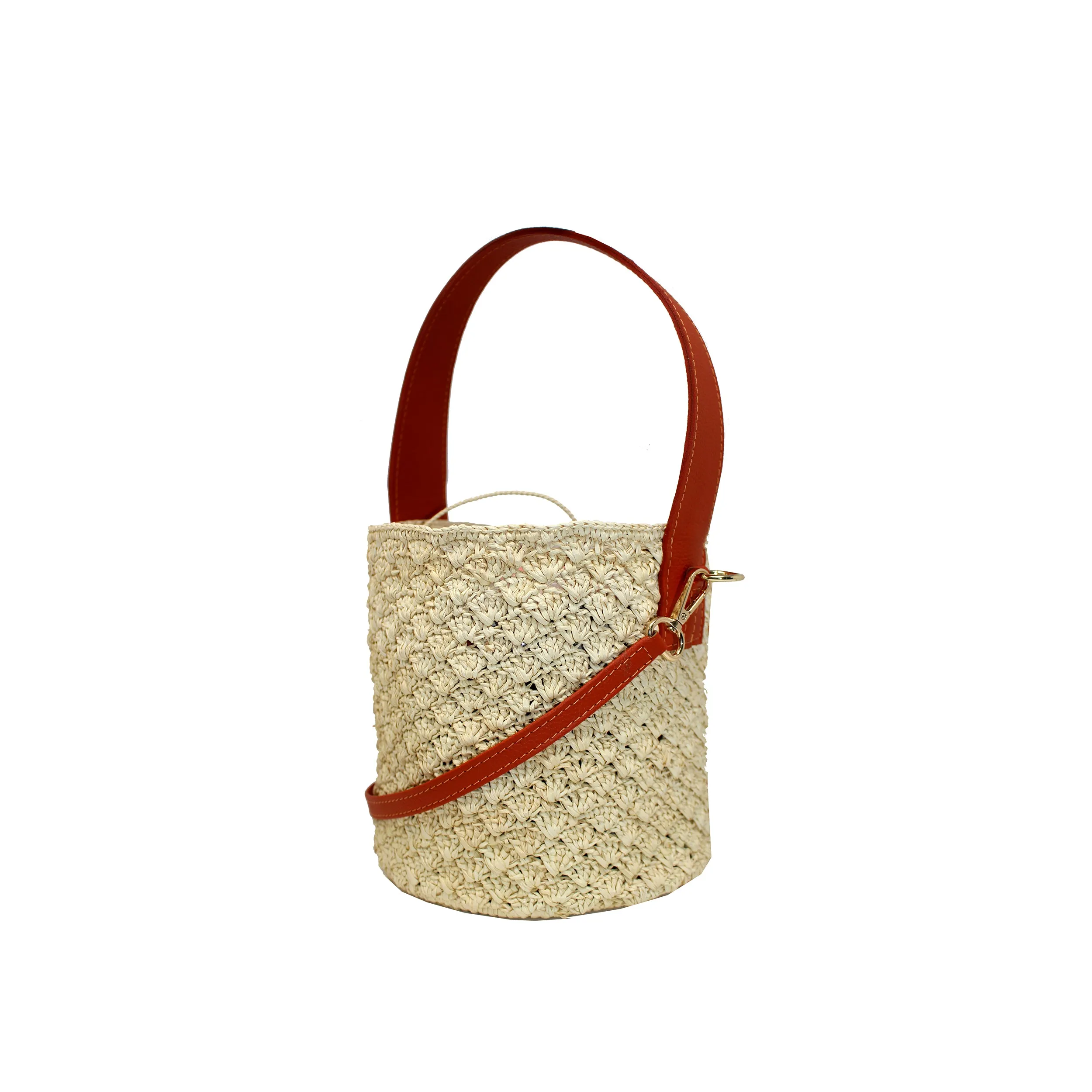 Soft Bucket With Leather Handles