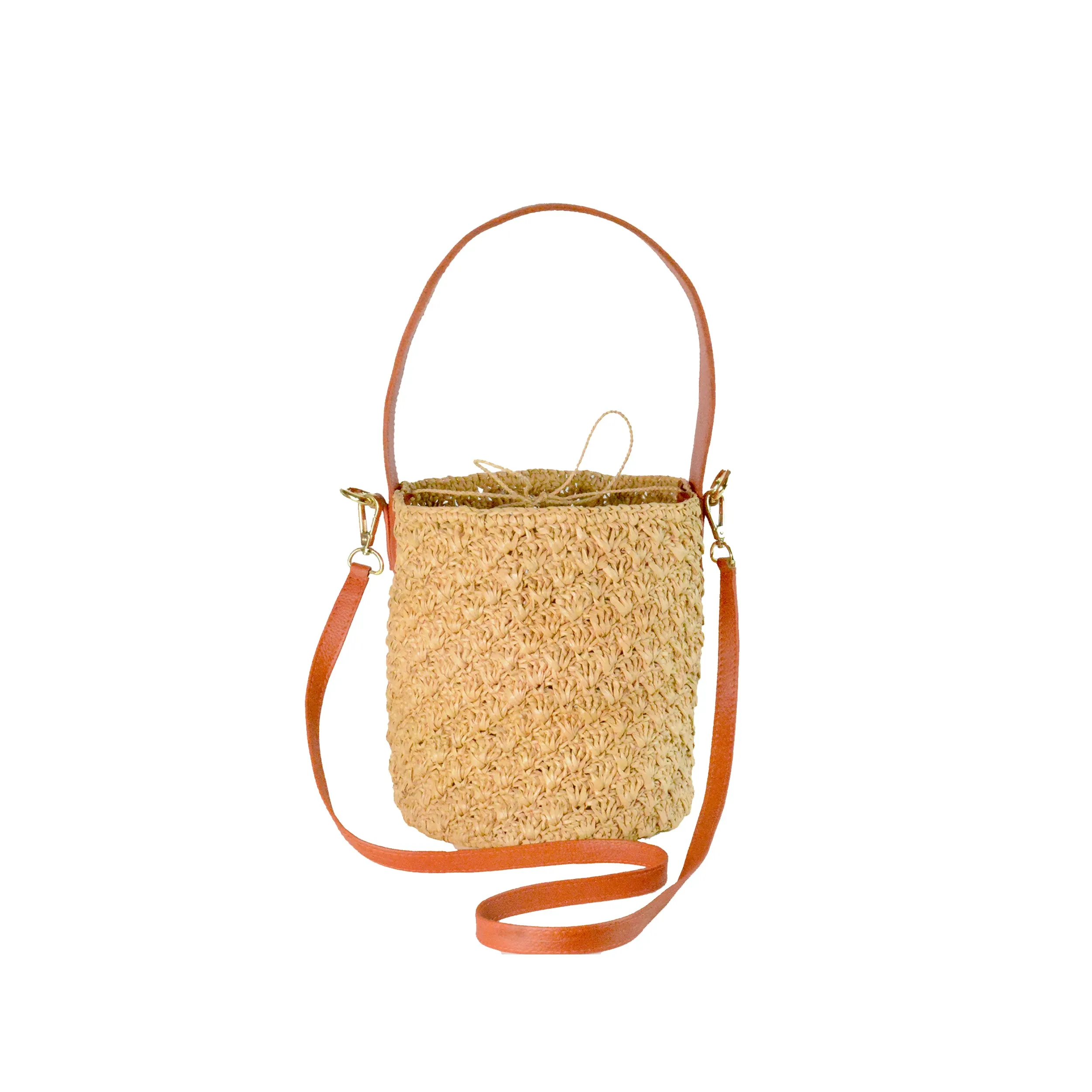 Soft Bucket With Leather Handles