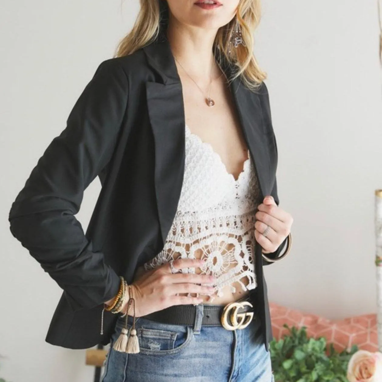 Sorority Sister Black Blazer
