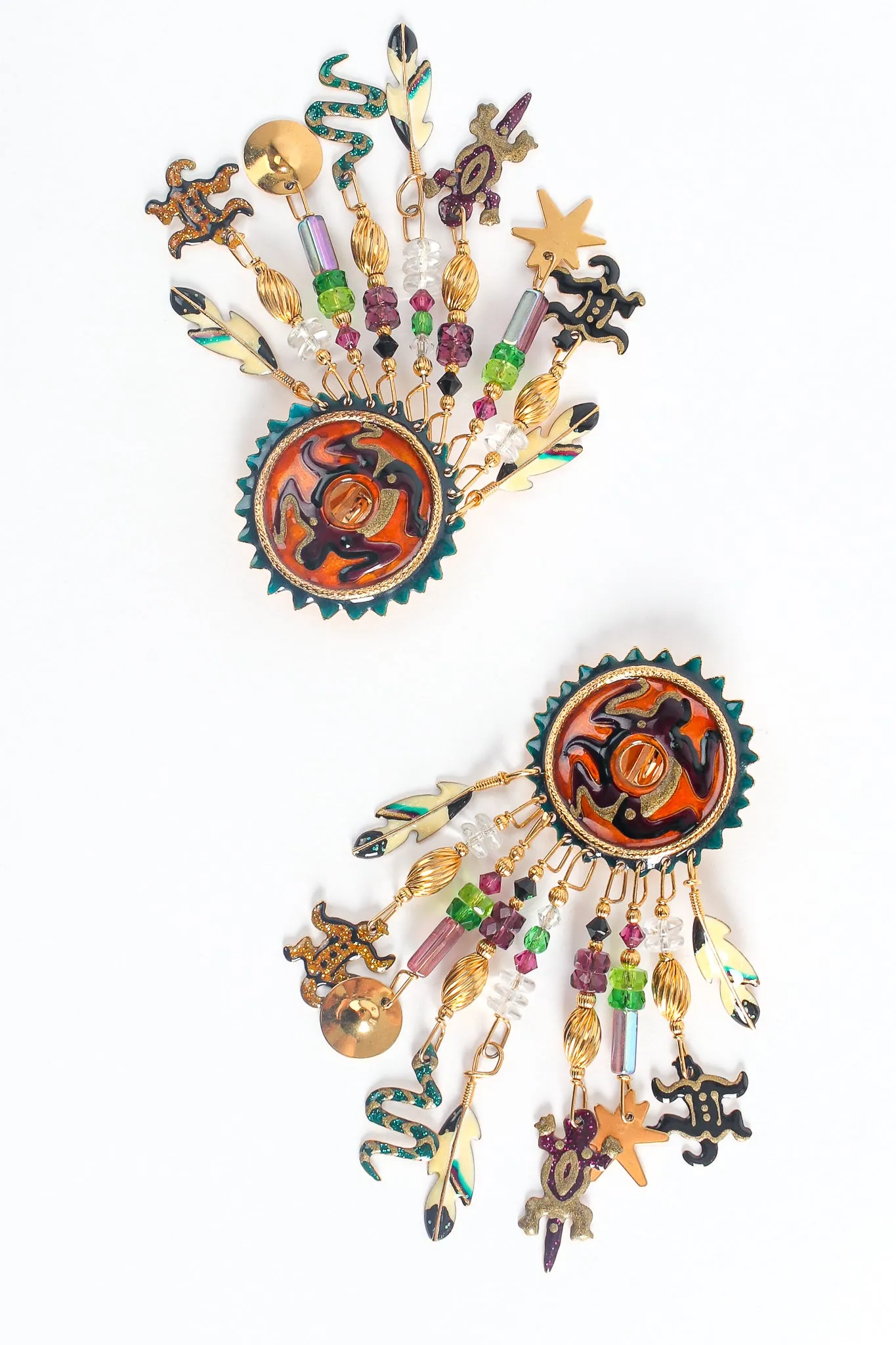 Southwestern Desert Glyph Earrings
