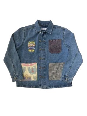 Speak Life Denim Jacket (Men Sizes)