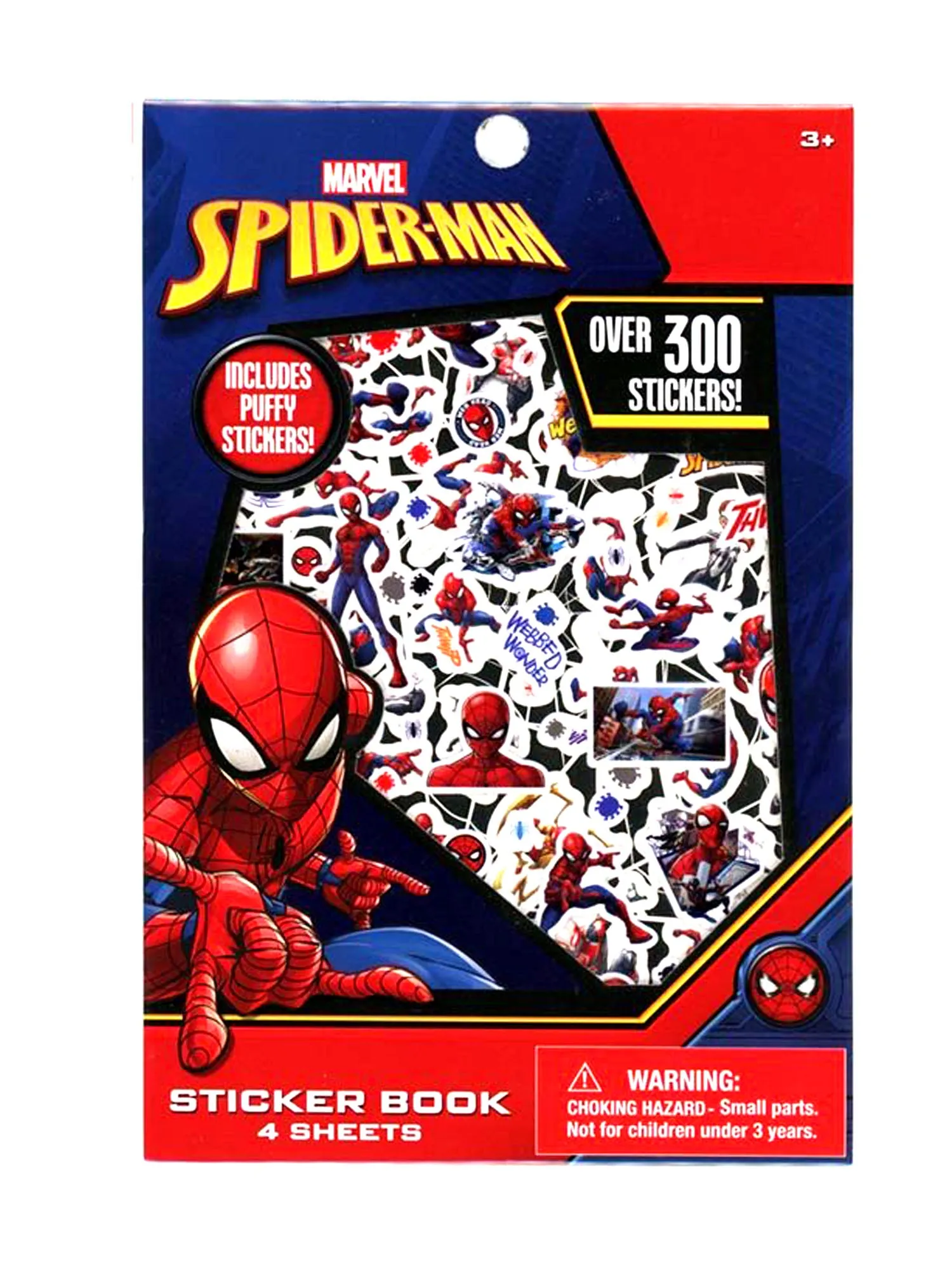 Spidey & Friends 11" Backpack Miles Morales w/ 4-Sheet Sticker Book Set