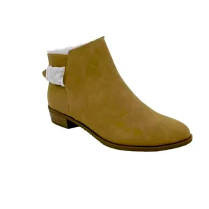 St Johns Bay Womens 7M SJB Rayford Ankle Boots Sand New in box Memory Foam